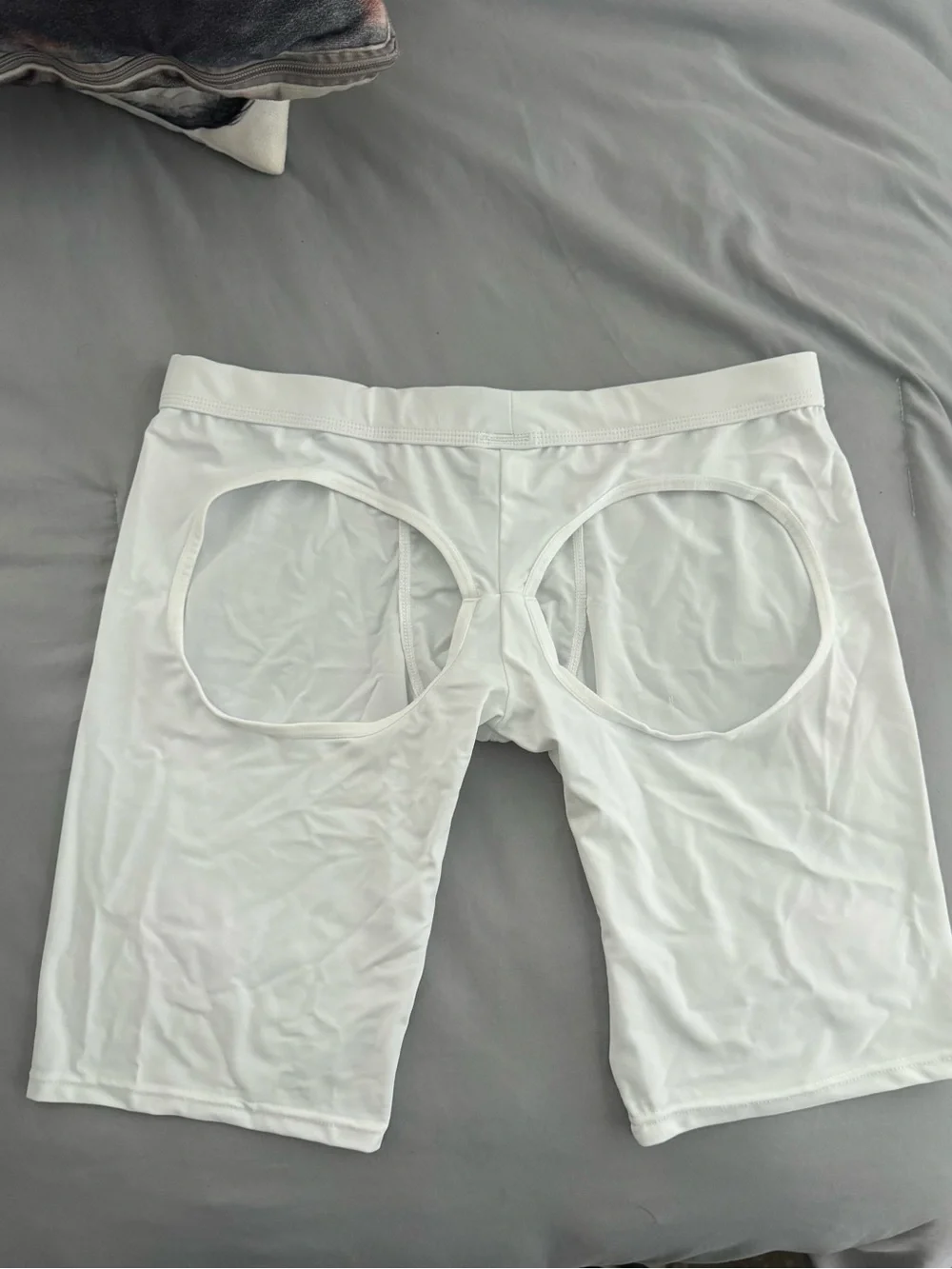 JJ Malibu Open Back Boxer Briefs NWOT Size M White & Orange Bundle